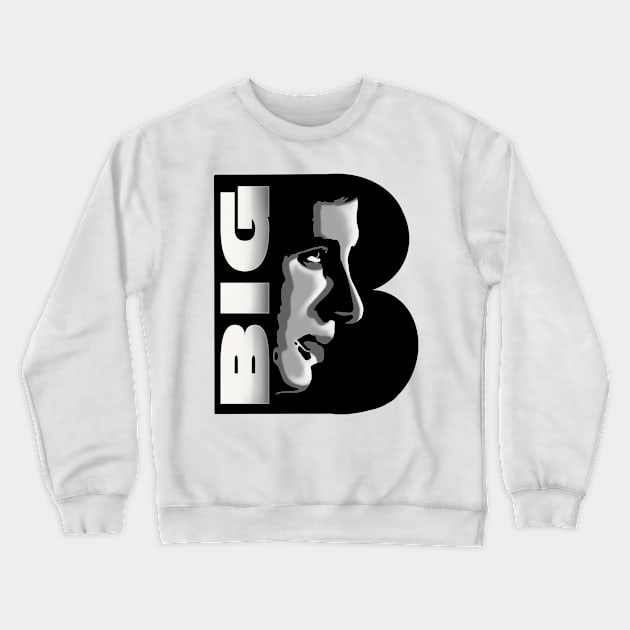 Amitabh Bachchan Crewneck Sweatshirt by SAN ART STUDIO 